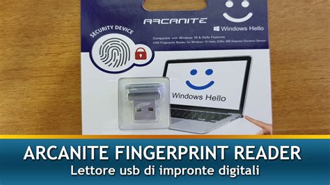 arcanite fingerprint reader driver
